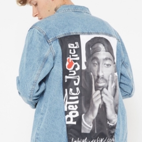 Chemistry Other - TUPAC Vintage Denim Poetic Justice Jean Jacket Size XL